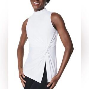 SPANX Butter Twist Waist Mock neck sleeveless Top NWT
